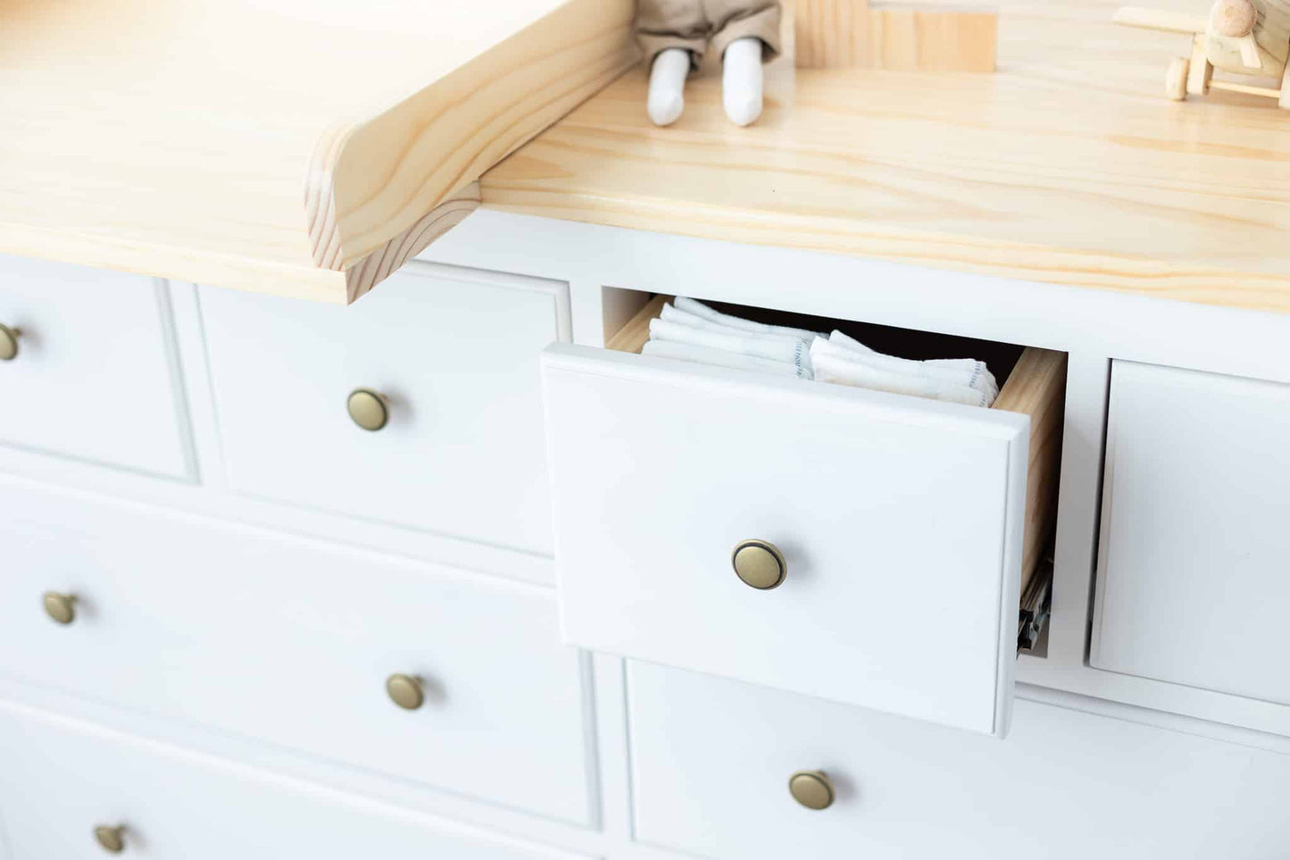 Cómoda Mudador Alaí + Accesorio de Madera