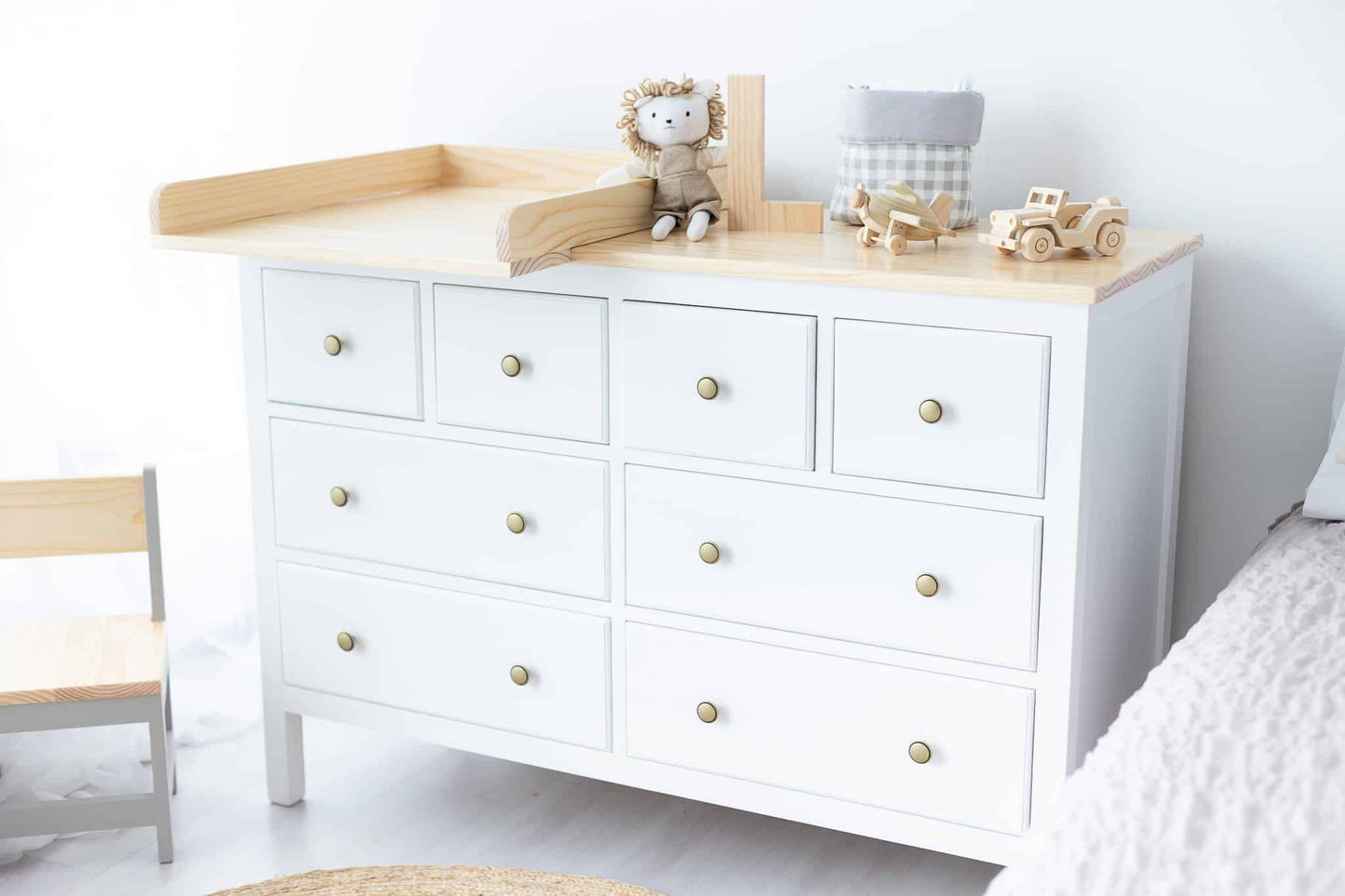 Cómoda Mudador Alaí + Accesorio de Madera