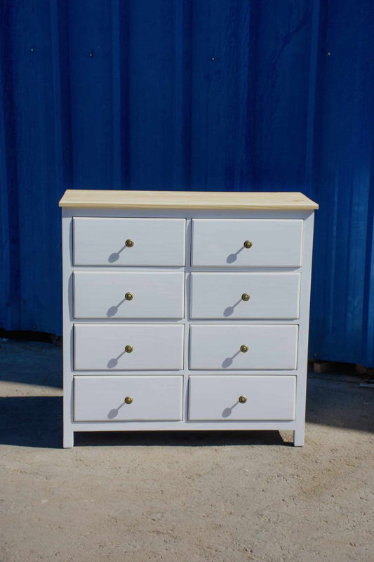 Cajonera Blanca con 8 Cajones Nailah