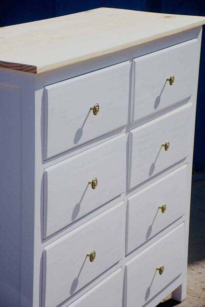 Cajonera Blanca con 8 Cajones Nailah